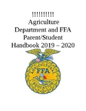 Student Parent FFA Chapter and Agriculture Department Handbook
