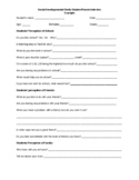 Student/Parent Interview Template for an IEP Eval