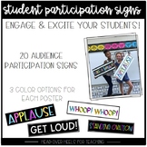 Student Participation Signs: 20 Signs to Liven Up Your Classroom!