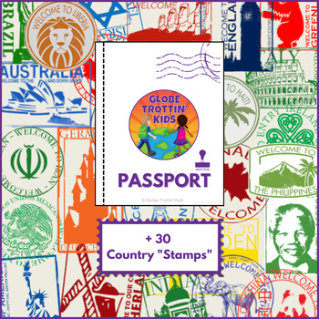 Preview of Passport Template & Stamps