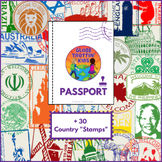 Passport Template & Stamps
