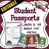 Student Passports - Travel Theme