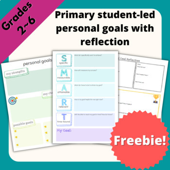 Preview of Student Personal Goals and Reflection {Freebie}