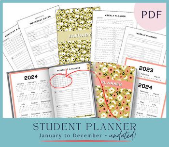 Preview of Student Planner