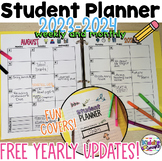 Student Planner 2023-2024 -  Third Fourth Fifth Grade