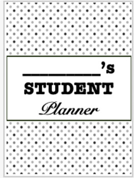 Preview of Student Planner