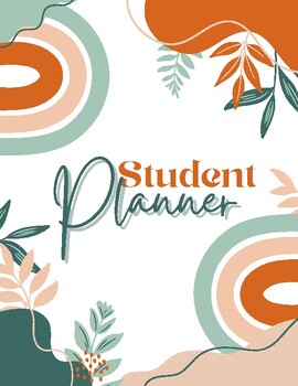 Preview of Student Planner - Boho Babe - Small Size