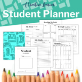Student Planner: Daily, Weekly, Monthly Planning Pages K-6