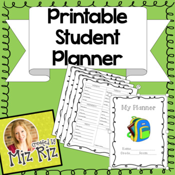 Preview of Student Planner!  {Download, bind, and go!}