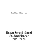 Student Planner - Fully Customizable 2023-2024 - Free Upda