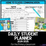 Student Planner- Home to School Communication