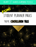 Student Planner Pages [Theme: Constellation Tales]