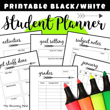 Preview of Student Planner