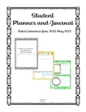 Student Planner and Journal Dated Calendars June 2022-May 2023
