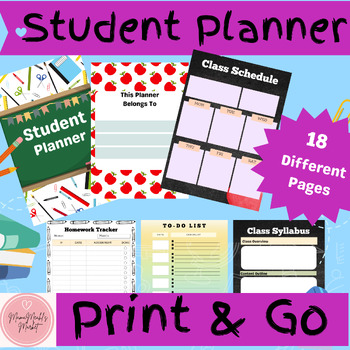 Preview of Student Planner for Ultimate Organization
