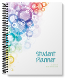 Student Planner - undated (abstract circle cover)