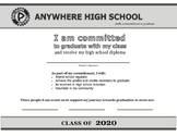 Student Pledge to Graduate *Editable* - School Counselor /