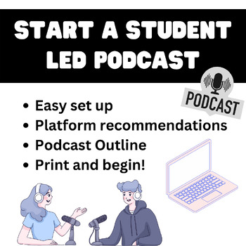 Preview of Student Podcast Unit: Capturing Awesome-ness in Your School