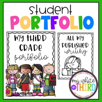 Student Portfolio Content Divider Pages by Ms White in Third | TpT