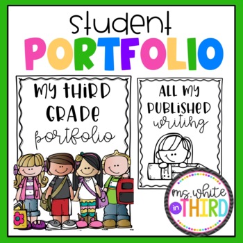 Preview of Student Portfolio Content Dividers | Student Portfolio Organization