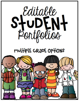 Student Portfolio Cover *Editable* by First Grade Made | TpT