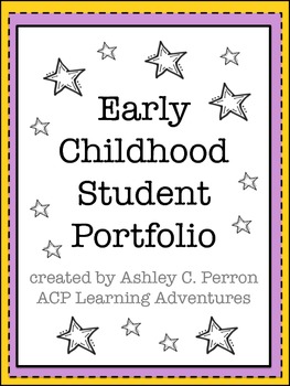 Preview of Preschool/Kindergarten Student Portfolio--Memory Book