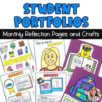 Student Portfolio - Memory Book Pages, Crafts, Writing, Portraits, and More