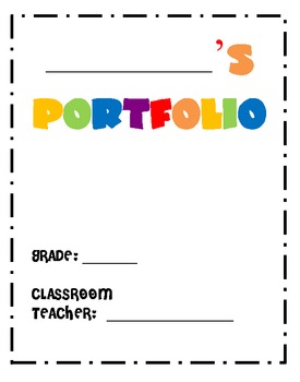 portfolio designs for students