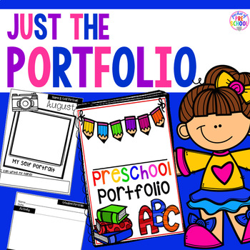 Preview of Student Portfolios for Preschool, Pre-K, and Kindergarten