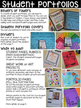 Pre-K Art Portfolios - PreKinders