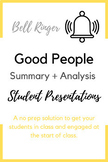 Student Presentations as Bell Ringer | No Prep Needed! 