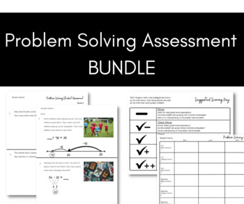 Preview of Student Problem Solving Assessment BUNDLE