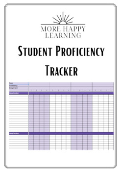 Preview of Student Proficiency Tracker