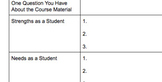 Student Questionnaire | First Day of School Student Inform