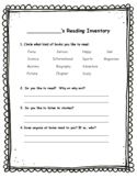 Student Reading Inventory