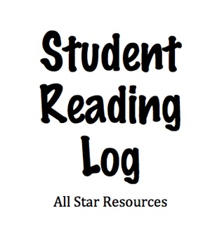 Preview of Student Reading Log for Excel or Numbers