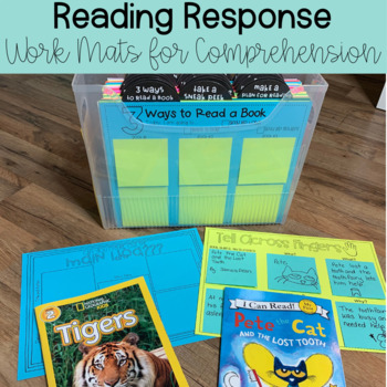 Preview of Student Reading Response Mats for Reading Conferences