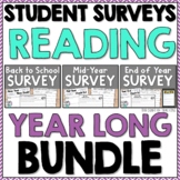 Student Reading Surveys | Year Long Bundle