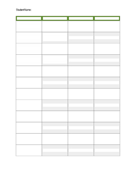 Preview of Student Reading WPM Tracker