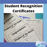 Student Recognition Certificates | Positive Behavior Certificates