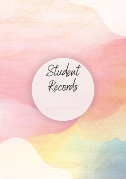 Preview of Student Records - Checklists, Notes, Observations, Parent Communication