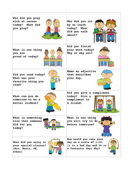 Student Reflection Cards by 2nd Grade All Stars | TPT