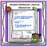Student Reflection Journal Resource With NO-PREP Printable