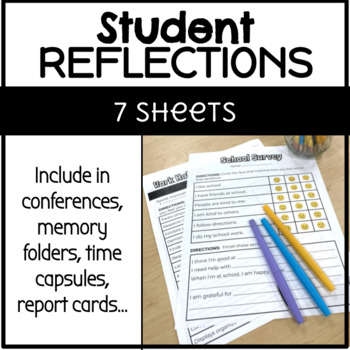 Preview of Student Reflection Sheets