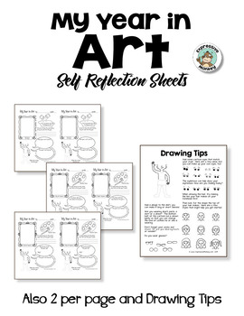 reflection sheets year student self preview