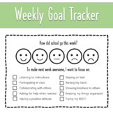 Student Reflection - Weekly Goals