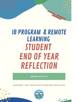 Preview of Student Reflections: Self-guided Reporting for the Independent Learner