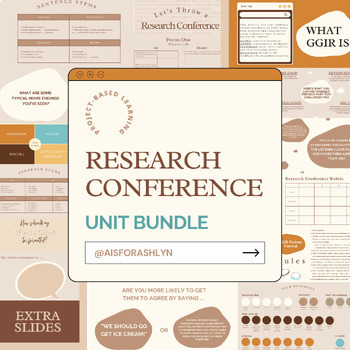 Preview of Student Research Conference Unit Bundle  
