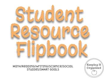 Preview of Student Resource Flip Book