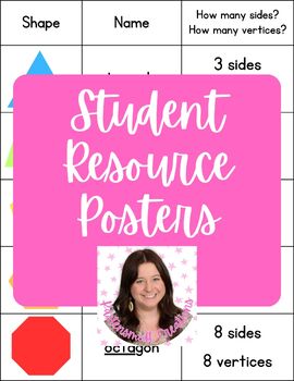 Preview of Student Resource Posters Bundle *GROWING BUNDLE* ALL SUBJECTS!